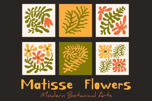 Download Matisse Flowers. Modern Botanical Art - Modern Collection