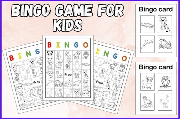 Download Printable Animals Bingo Game for Kids - Printable animals Collection