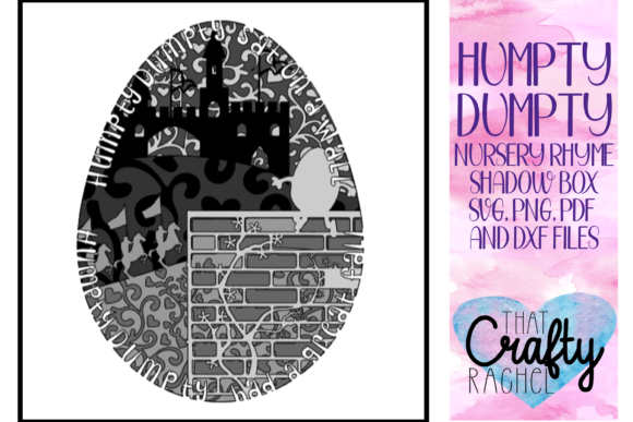 Download Humpty Dumpty Nursery Rhyme Shadow Box - Nursery rhyme Collection
