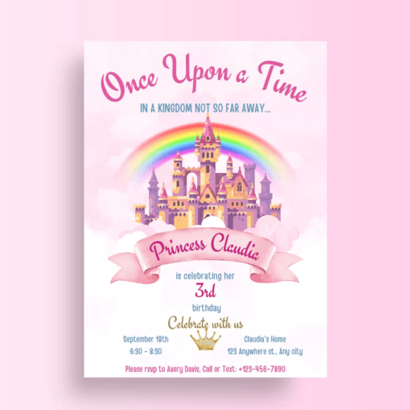 Download Princess Birthday Invitation Girl Prince - Invitation girl Collection